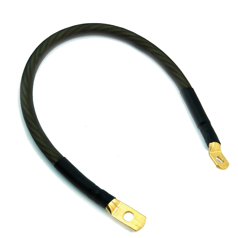 Harley Davidson Sportster XL 2003 2009 13 inch Battery Cable Kit Black