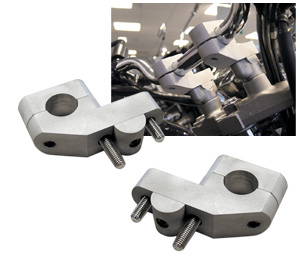 New Motorycle Top Yoke Handlebar Pullback Relocators Bar Raisers Pair